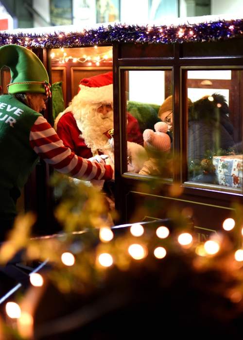 Santa on railway at Christmas at Exbury Gardens - What's On